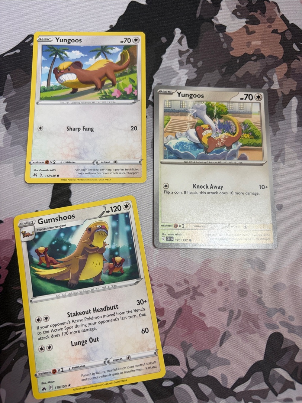 Yungoos & Gumshoos Collection Lot | 3 Pokémon Cards | ✨5/$25✨